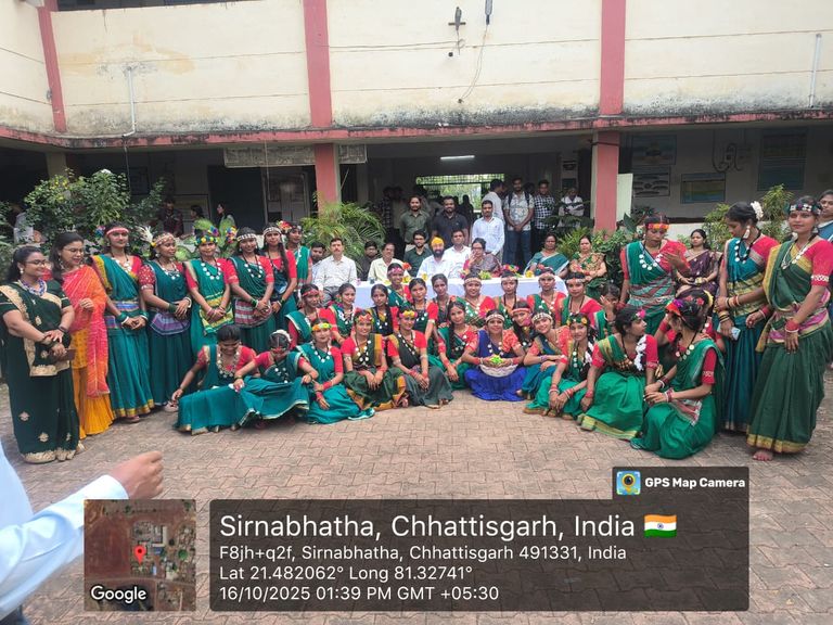 चंदूलाल चंद्राकर शासकीय कला एवं वाणिज्य महाविद्यालय, धमधा में छत्तीसगढ़ी लोक संस्कृति की अनोखी झलक