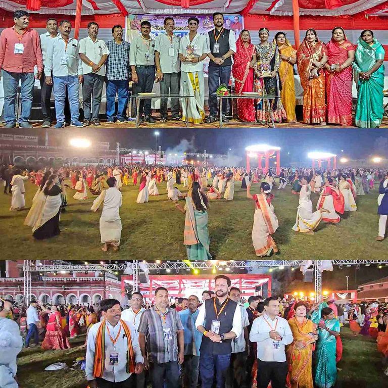 खैरागढ़. तीन दिवसीय रास गरबा महोत्सव का हुआ आगाज़, हजारों प्रतिभागी गरबा की थाप पर थिरके