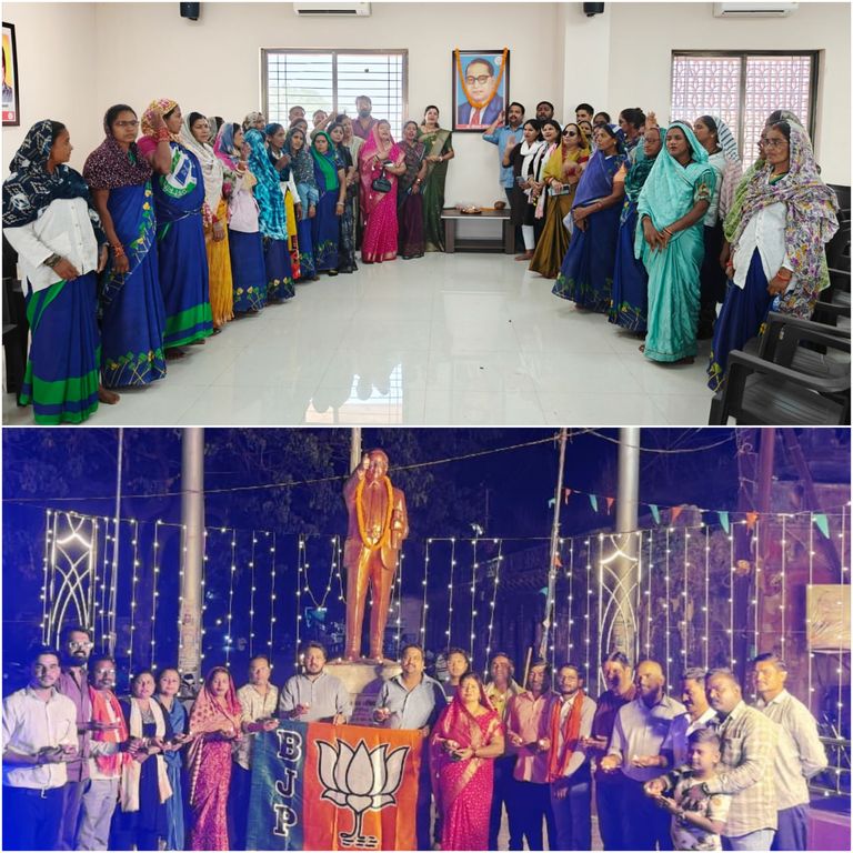 खैरागढ़. अम्बेडकर जयंती पर भाजपा झुग्गी-झोपड़ी प्रकोष्ठ का भव्य आयोजन, ‘स्वच्छता दीदियों’ का सम्मान; समरसता और स्वच्छता का दिया संदेश