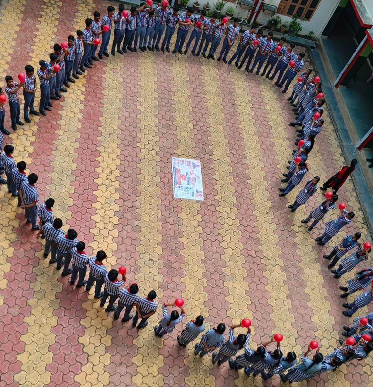 खैरागढ़. बचपन से दिल का ख्याल, स्वस्थ जीवन का संकल्प: विश्व हृदय दिवस पर केंद्रीय विद्यालय में जागरूकता कार्यक्रम