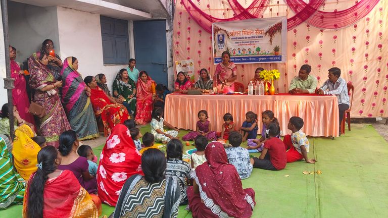 खैरागढ़. अंबेडकर वार्ड-18 के आंगनबाड़ी केंद्र में सजा ‘आंगन उत्सव’ का मंच, पोषण-स्वास्थ्य और बाल विकास पर हुआ संवाद