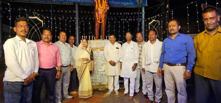 अंबेडकर जयंती पर कांग्रेसजनों ने किया माल्यार्पण, संविधान के मूल्यों को अपनाने का लिया संकल्प