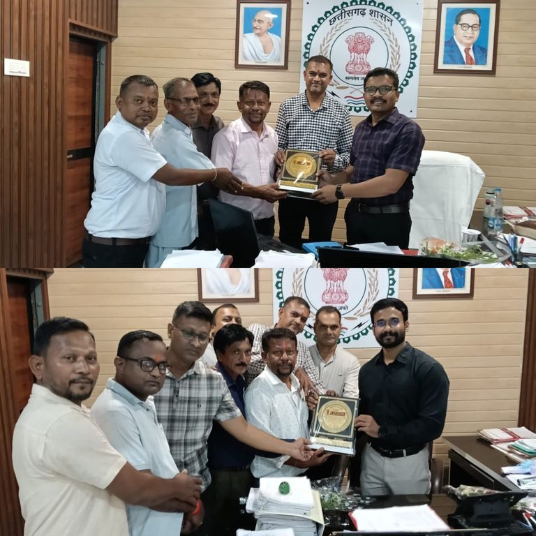 डोंगरगढ़ को मिला नया एसडीएम-विश्वास कुमार ने संभाली कमान, एम. भार्गव को भावभीनी विदाई।